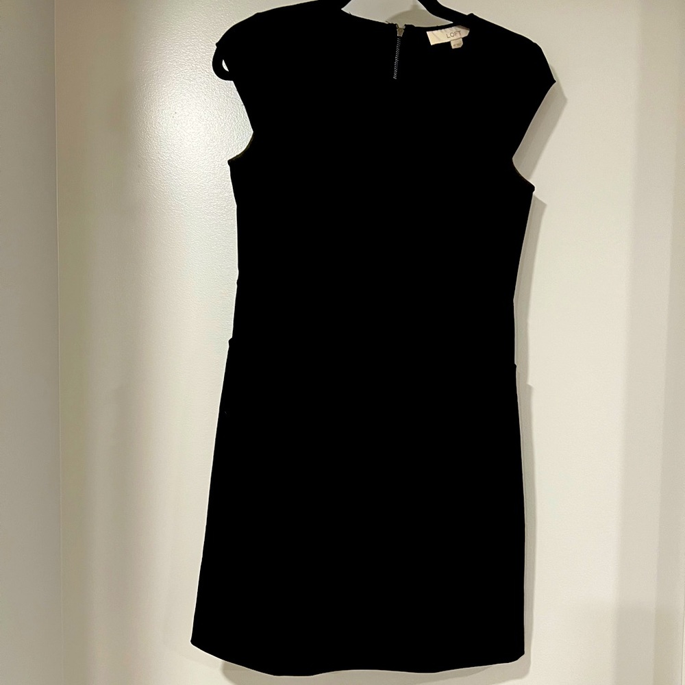 LOFT BLACK DRESS